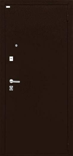 Дверь Входная Ратибор Люкс с зеркалом Антик медь / Экодуб