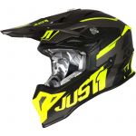 Just1 J39 Stars Black Fluo Yellow Titanium шлем внедорожный