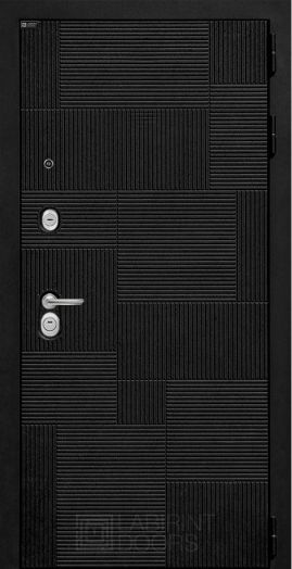 Входная дверь Лабиринт PAZL с Зеркалом Максимум - Грей софт