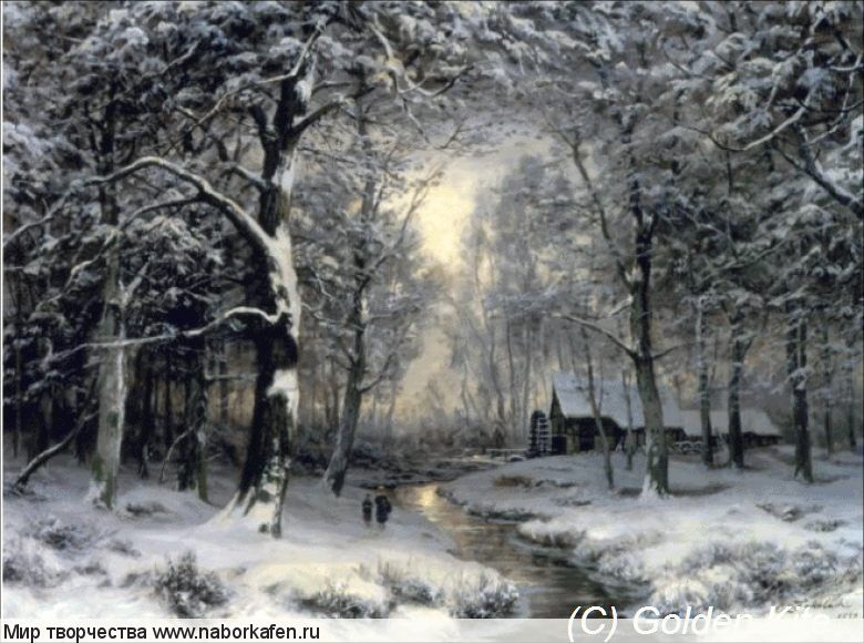 Набор для вышивания "2157 A Wooded Winter Landscape (large)"