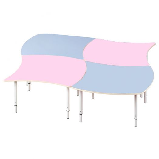 РСН-0018 Стол эргономичный модульный (4 модуля)