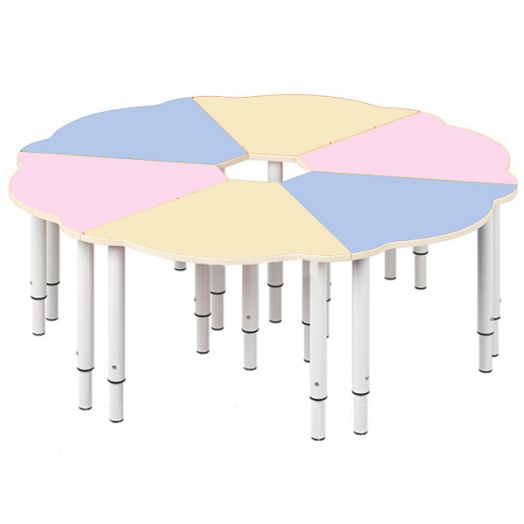 РСН-0013 Стол модульный «Ромашка» (6 модулей)