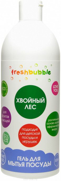 Гель для мытья посуды Хвойный лес Freshbubble (Фрешбабл) 500 мл