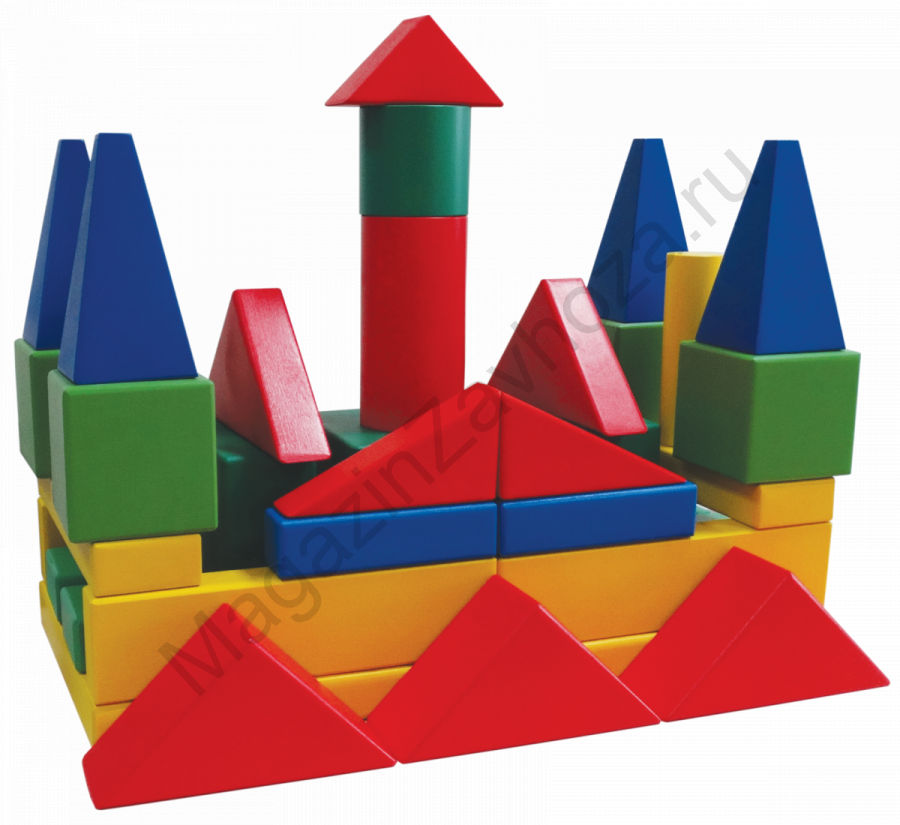 Конструктор детский СТРОИТЕЛЬ напольный большой 390 элементов