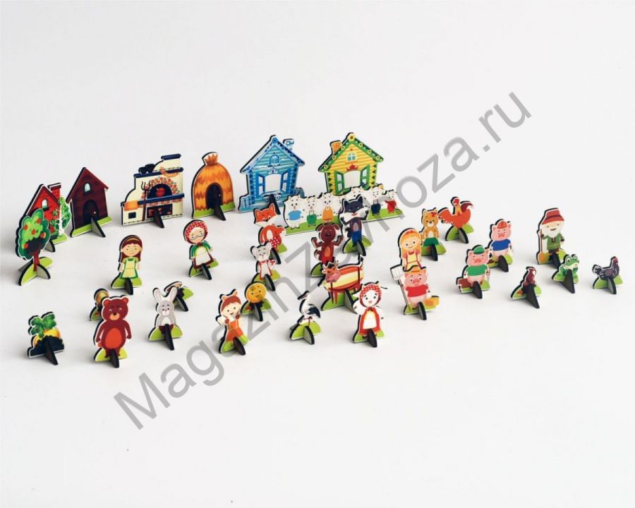 Пальчиковый театр настольный СКАЗКИ (ХДФ)