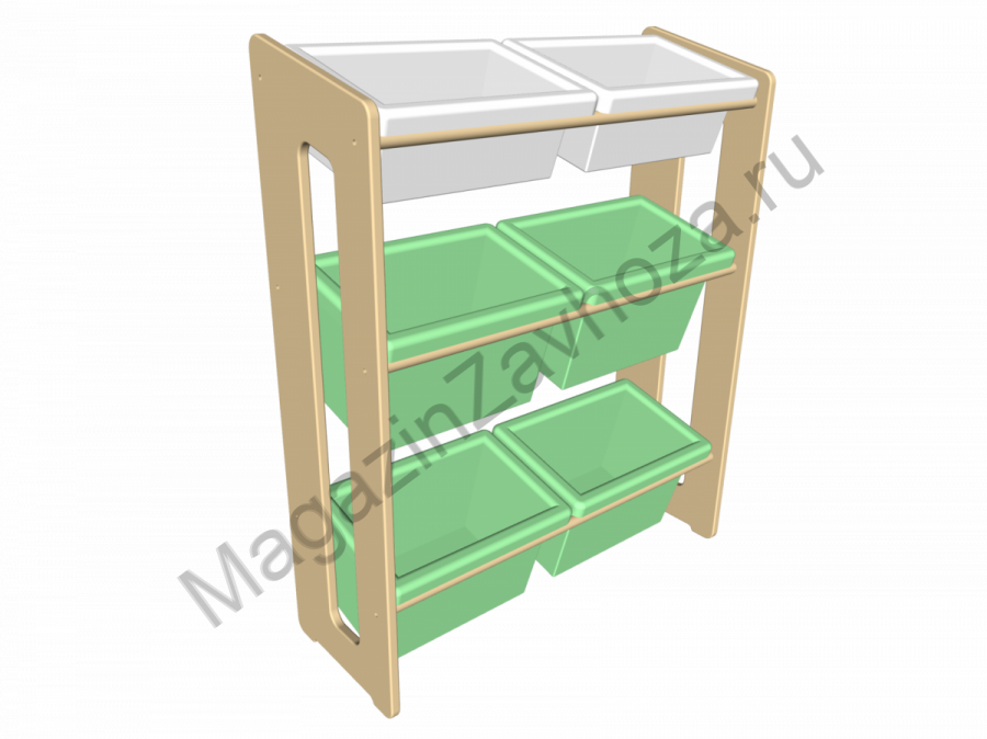 Стеллаж для хранения игрушек 90*74*27 см