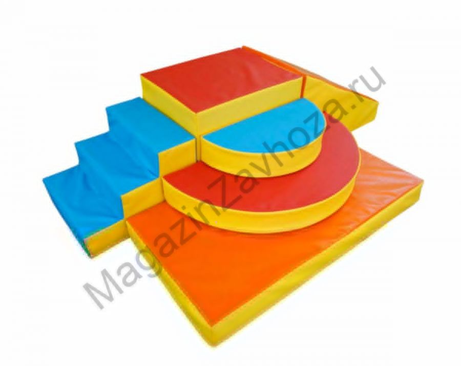 Спортивно-игровой комплекс из мягких модулей, 6 элементов