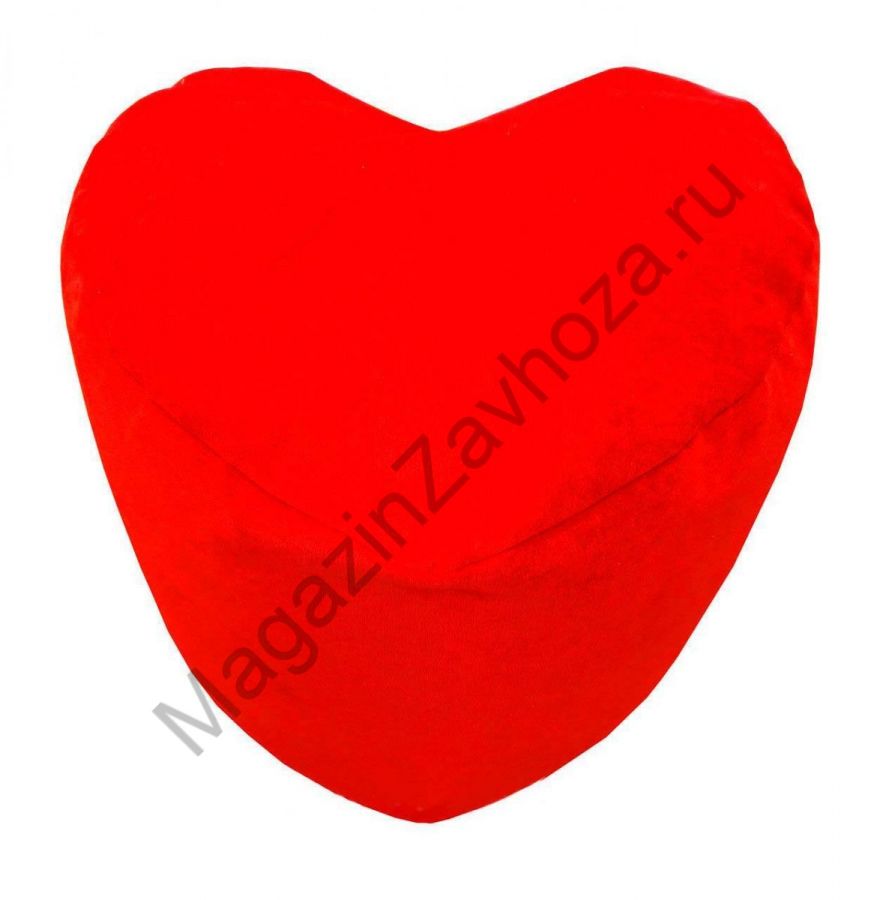 Пуфик с гранулами пенополистирола Сердечко