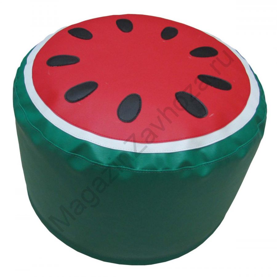 Пуфик детский бескаркасный Арбуз