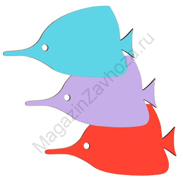 ДЕКОРАЦИЯ РЫБА 7 (МДФ)