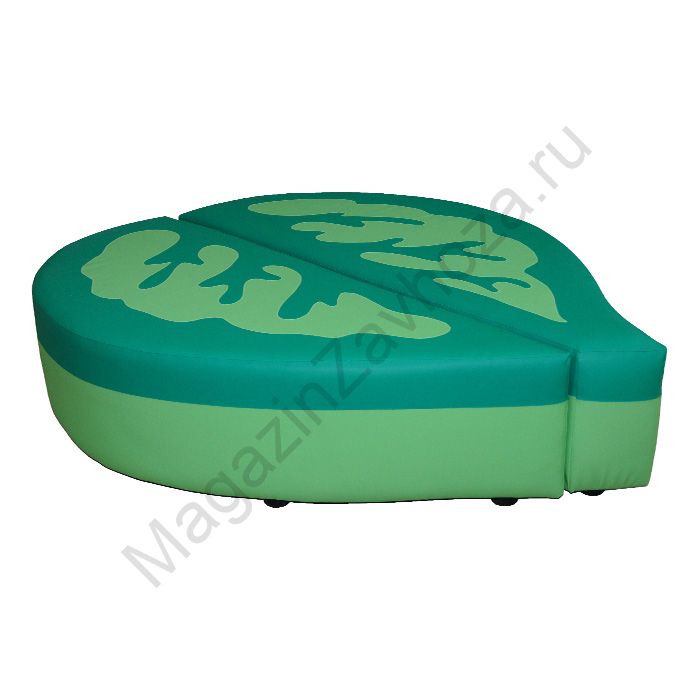 МЯГКАЯ БАНКЕТКА ДЕТСКАЯ ЛИСТИК (ДВОЙНАЯ)