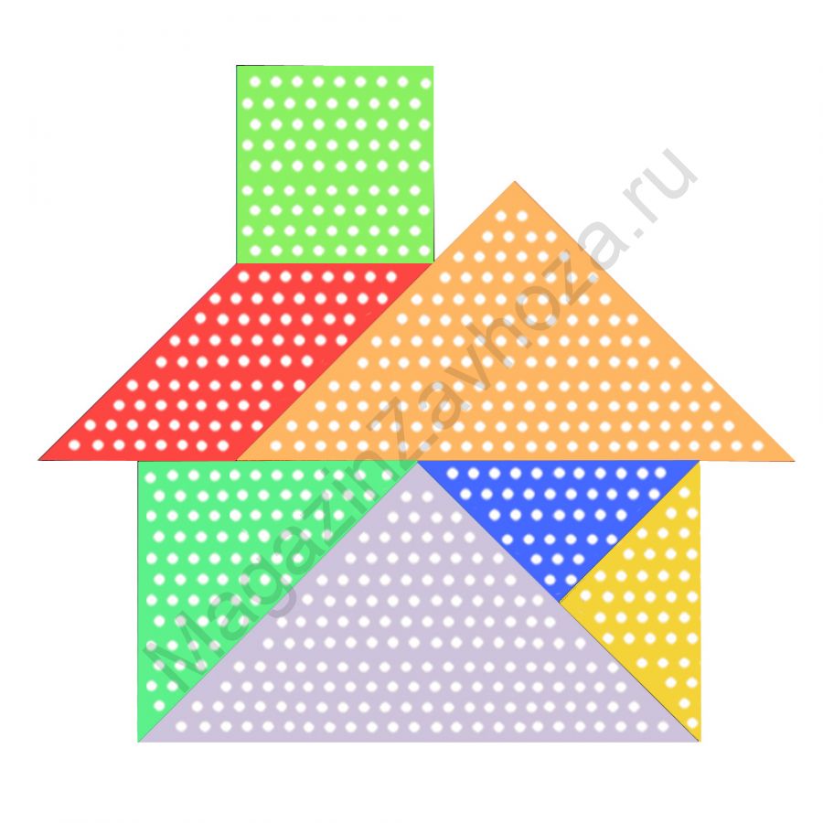 СТЕНОВАЯ ПАНЕЛЬ МОДЕЛЬ 7 ГЕОМЕТРИЯ ДОМИК 1