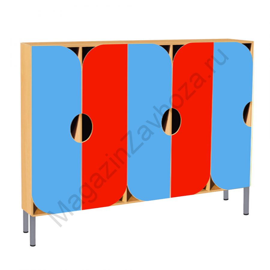 Шкаф Детский с решеткой Овал - 5