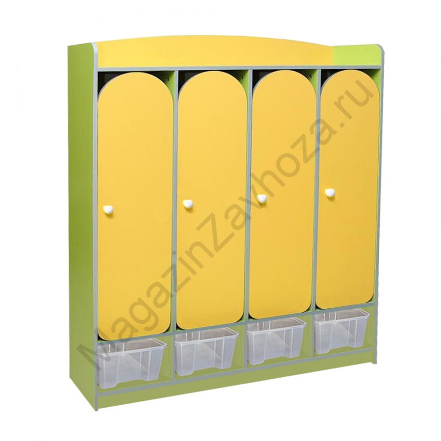 Шкаф Детский с контейнером Круг с Полкой - 4