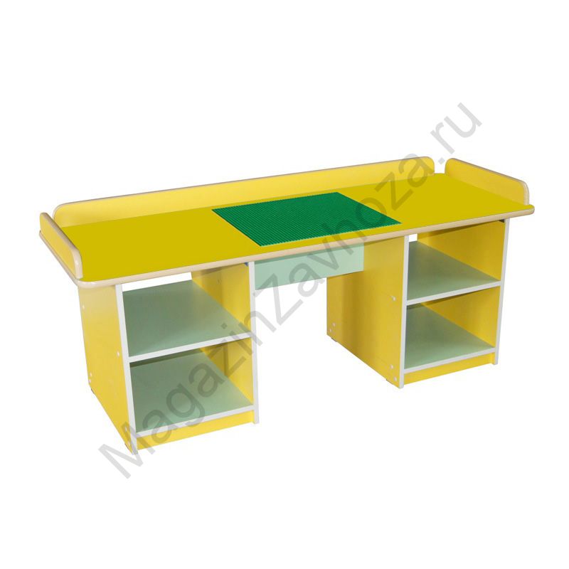 СТОЛ ДЕТСКИЙ "ЛЕГО" модель 6. без корзин с бортами