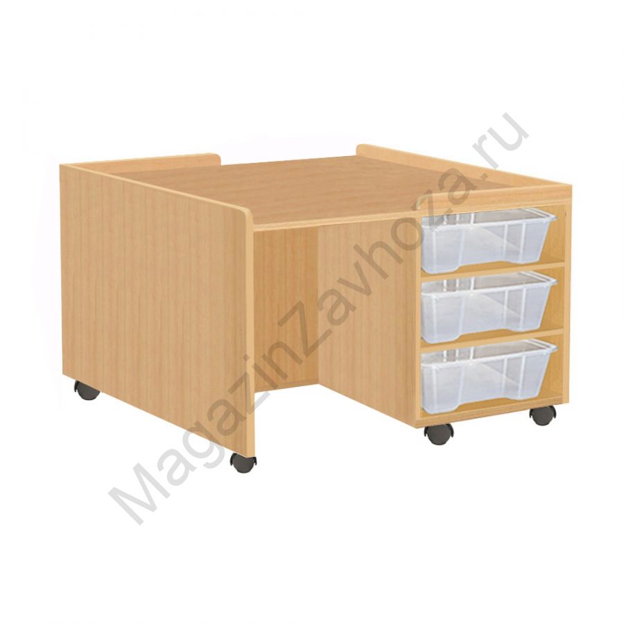МНОГОФУНКЦИОНАЛЬНЫЙ СТОЛ 3 ящика без полки