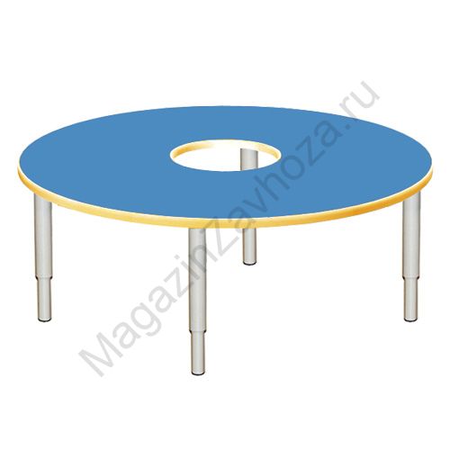 СТОЛ ДЕТСКИЙ МДФ РЕГУЛИРУЕМЫЙ  (ДИАМ.1100)