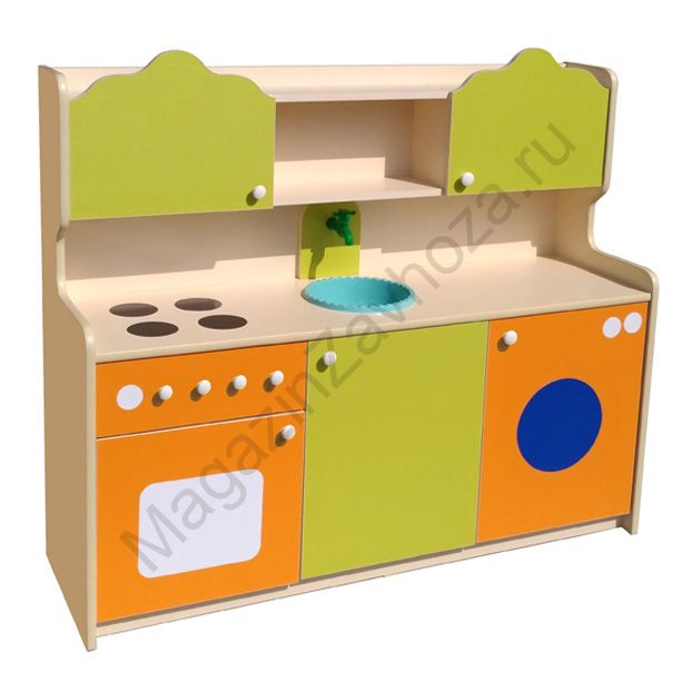 ИГРОВАЯ МЕБЕЛЬ КУХНЯ ПРЯМАЯ ДЕТСКАЯ 3