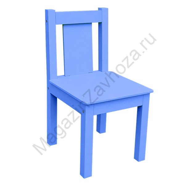 СТУЛ МДФ НЕРЕГУЛИРУЕМЫЙ СИНИЙ 53