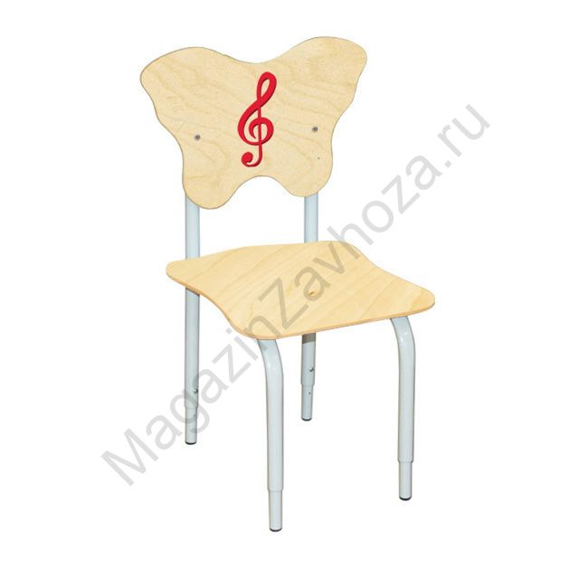 СТУЛ ДЕТСКИЙ НА МЕТАЛЛОКАРКАСЕ РЕГУЛИРУЕМЫЙ 3 ( СКР. КЛ. КРАСНЫЙ )