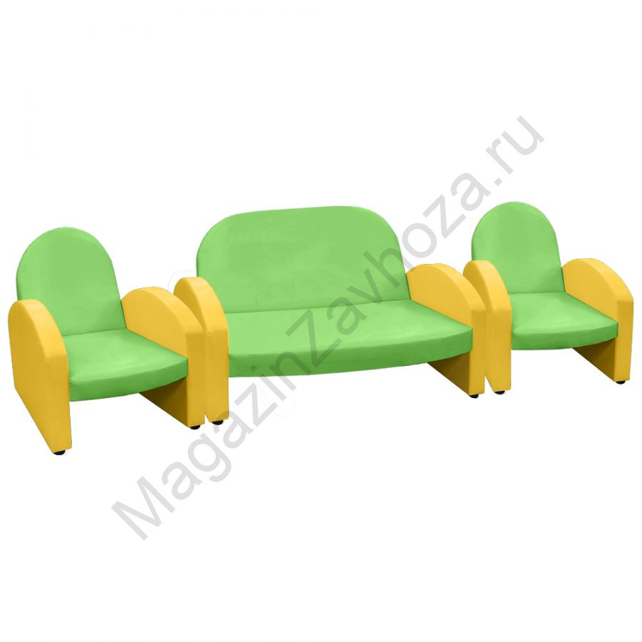 НАБОР "ЭКОНОМ" ДИВАН 154 САЛАТОВЫЙ 2