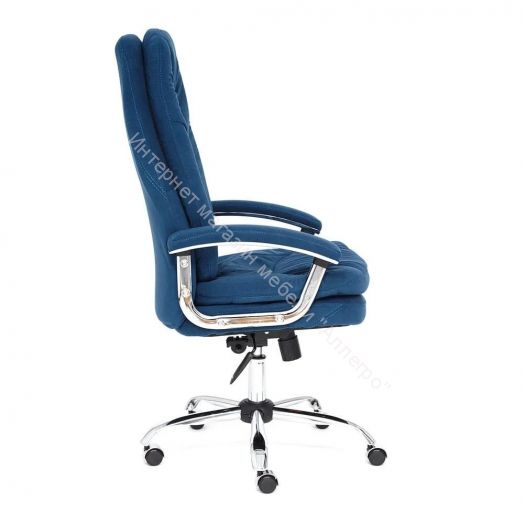 Кресло SOFTY LUX флок , синий, 32