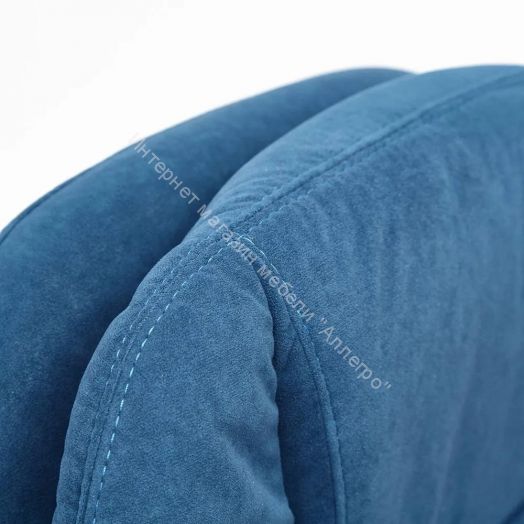 Кресло SOFTY LUX флок , синий, 32