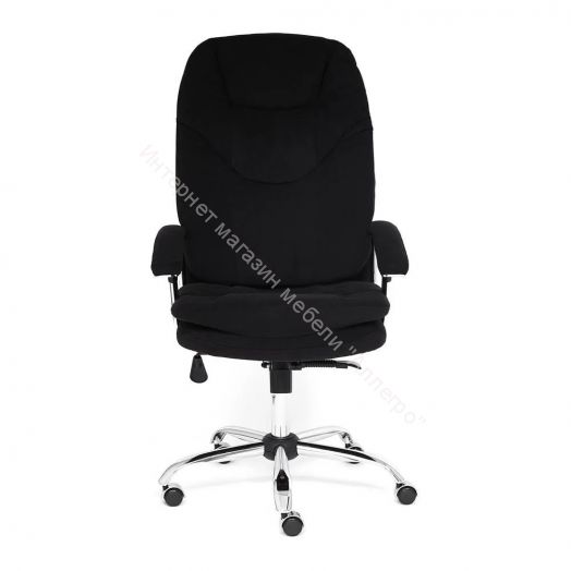 Кресло SOFTY LUX флок , черный, 35