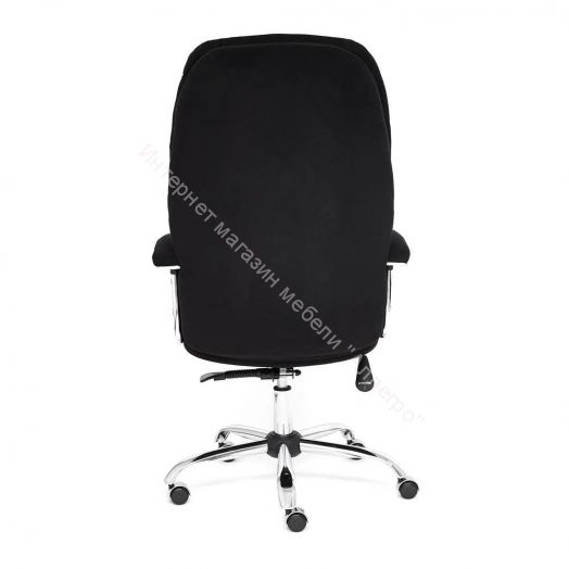 Кресло SOFTY LUX флок , черный, 35