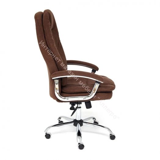 Кресло SOFTY LUX флок, коричневый, 6