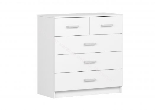 Комод "Вега К-04" (Белый гладкий)