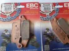 Колодки тормозные передние, EBC Brakes, на квадроцикл Ямаха