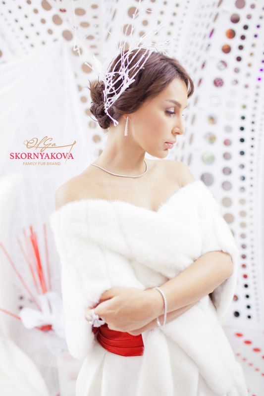 Палантин из норки, ар деко