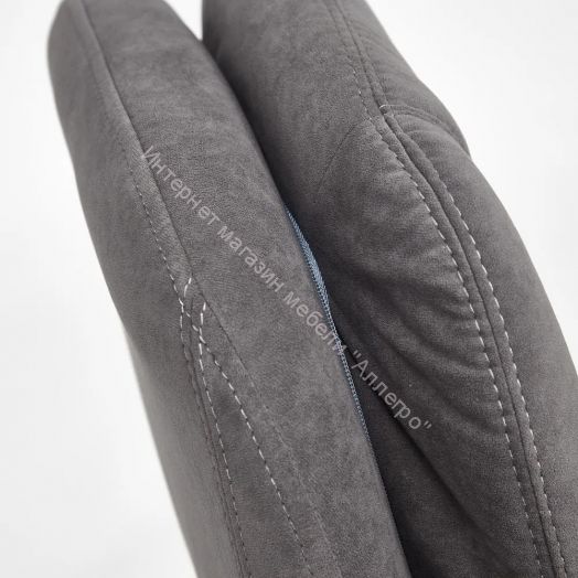 Кресло SOFTY LUX флок, серый, 29
