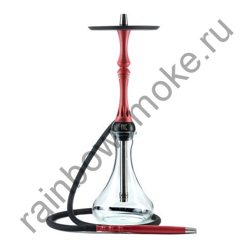 Кальян Alpha Hookah Model Kappa Red Matte (Альфа Хука Модель Каппа Красный Матовый)