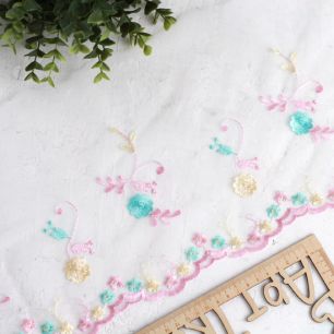 Кружево Нежные цветы, 22 см.