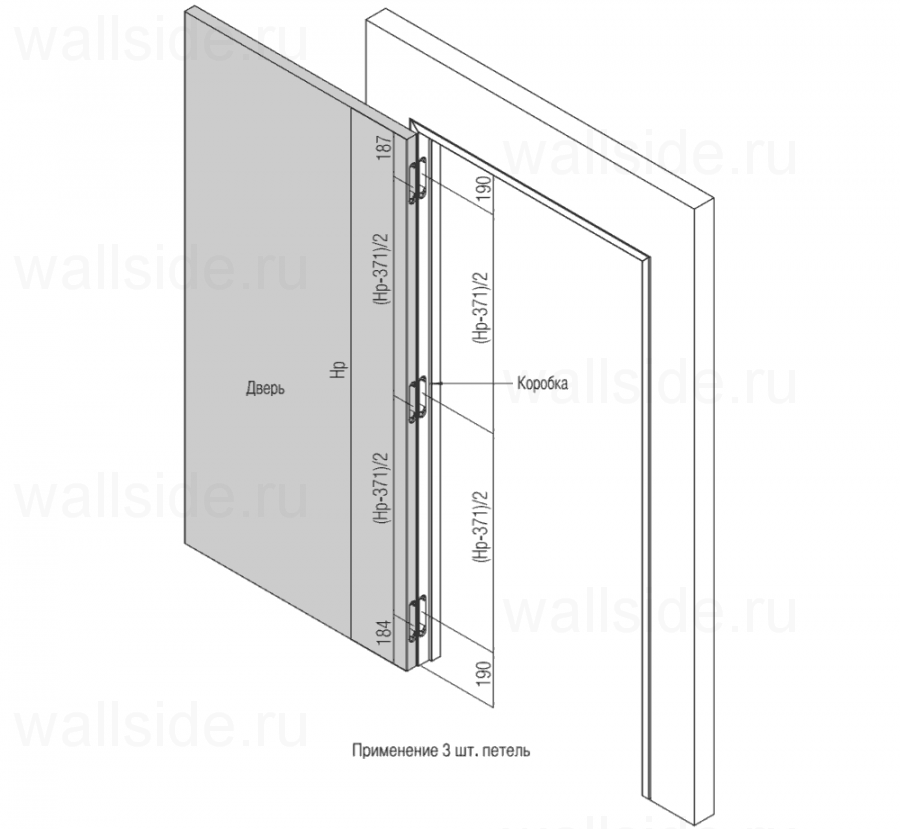 Скрытая петля K2000 Twist Мат.хром с системой автоматического закрывания