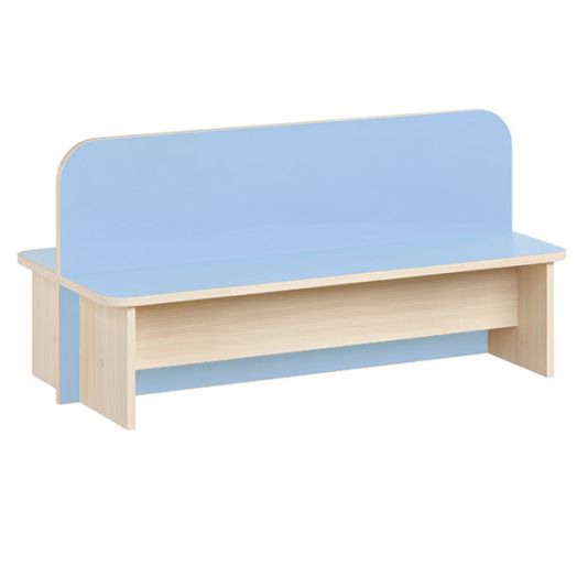 РСН-0100-06 Скамья Детская двухсторонняя Цвет Голубой (1000x500x500 мм)