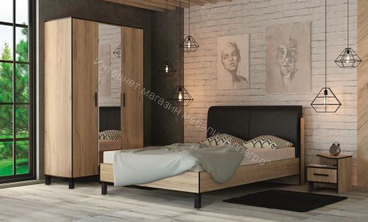 Трюмо “Лофт 10” (Дуб Крафт Золотой)