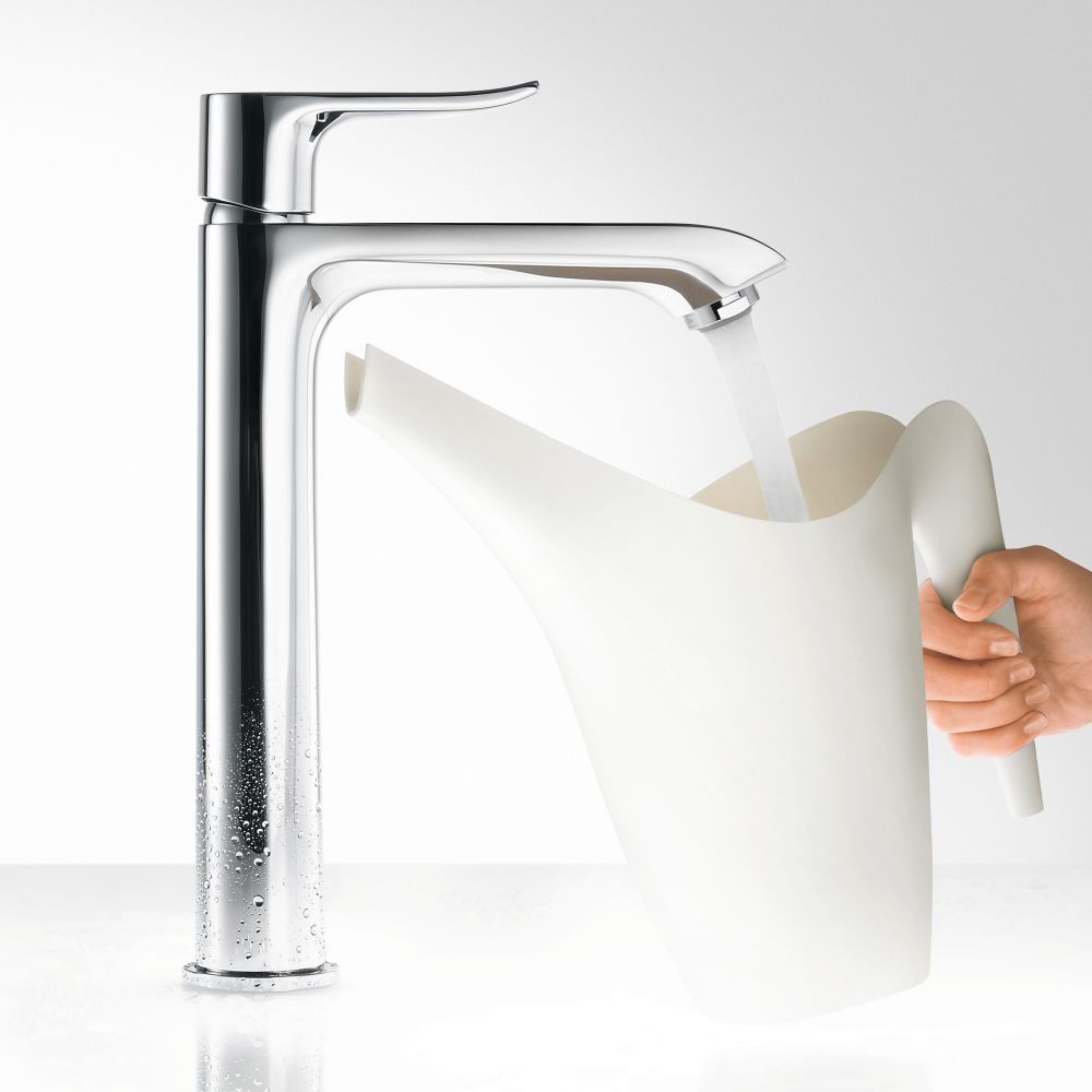 Смеситель Hansgrohe Metris для раковины 31183000 схема 3