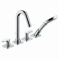 Смеситель Hansgrohe AXOR Citterio M для ванны с душем 34444000 схема 2