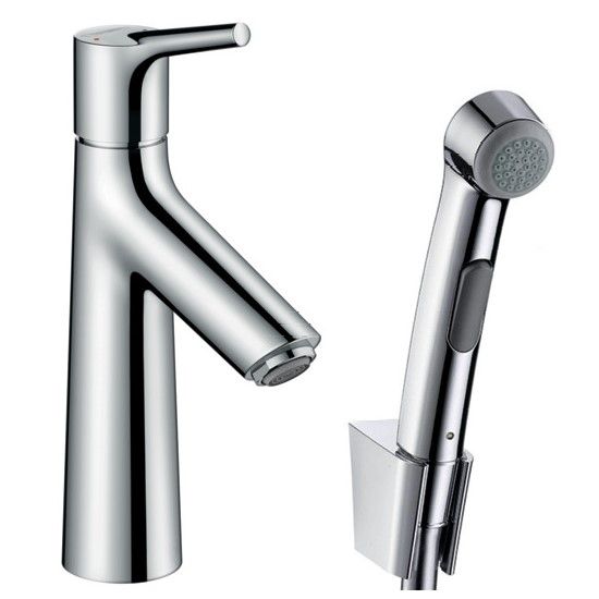 Смеситель с гигиеническим душем Hansgrohe Talis S для раковины 72290000 схема 2