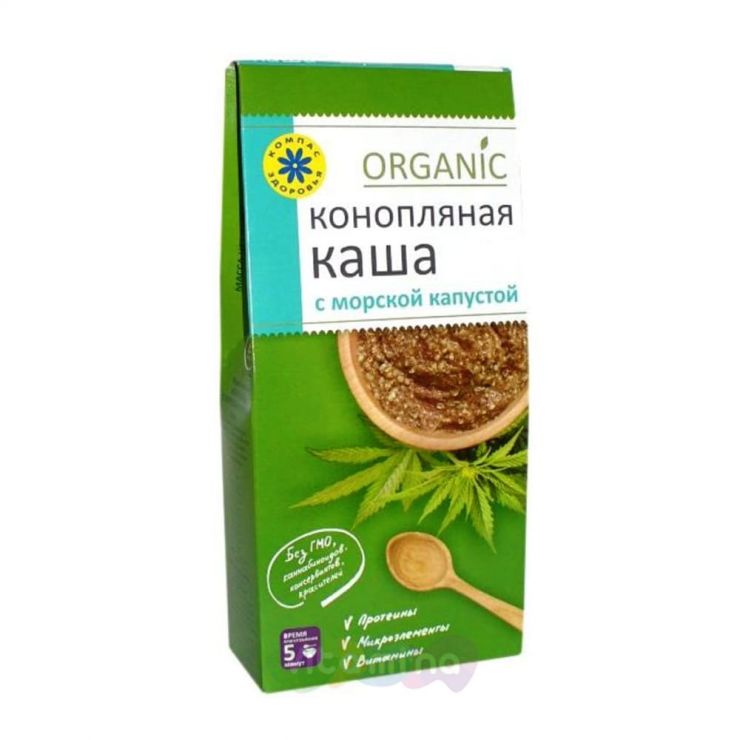 Конопляная каша с морской капустой, 250 гр.