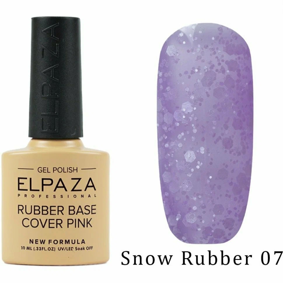 ELPAZA  RUBBER BASE COVER SNOW  07   10 мл