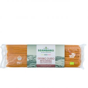 Макароны Спагетти Интеграле Sgambaro Spaghetti Grano Duro Integrale Bio БИО 500 г - Италия