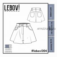 [Lebovi] Джинсовые шорты Lebovi 204. Размер 40. Рост 170 (Светлана Вайцеховская )