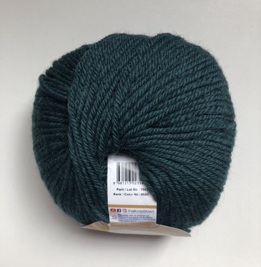 Merino Blend DK (Nako) 4690-т. Зеленый