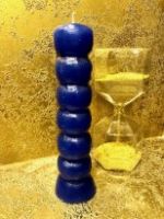 Семидневная свеча "Семь Богов Африки" (синяя)