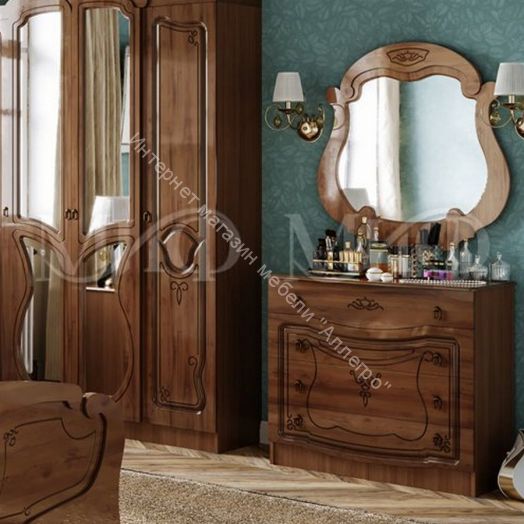 Спальня Мария Кедр глянец