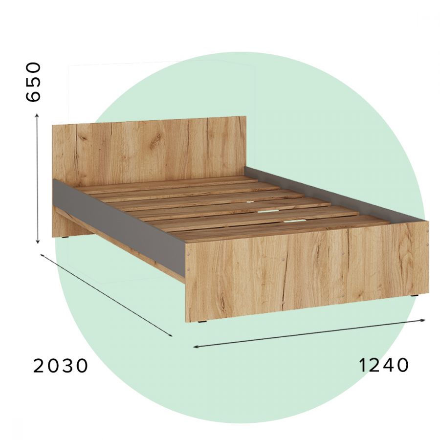 КР-56 Кровать "СИТИ" х1200